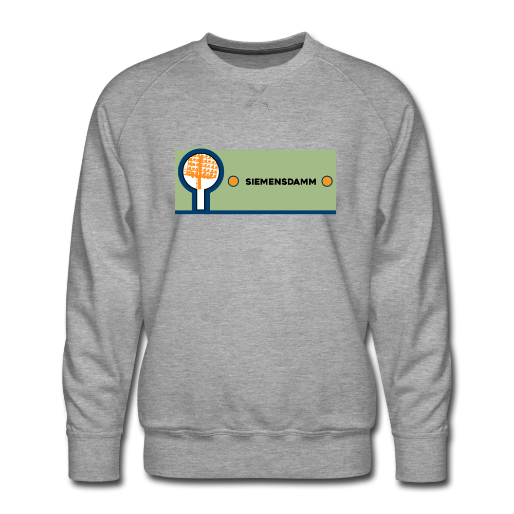 Siemensdamm - Männer Premium Sweatshirt - heather grey
