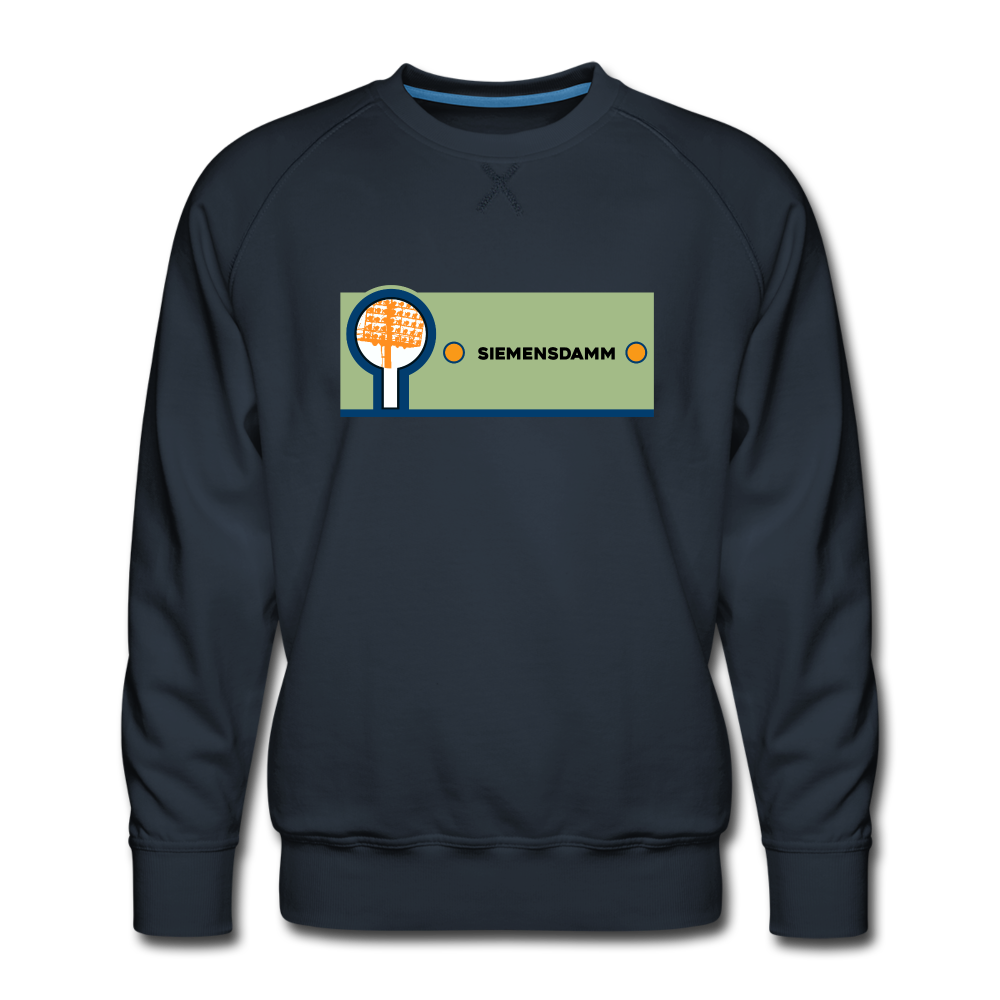 Siemensdamm - Männer Premium Sweatshirt - navy
