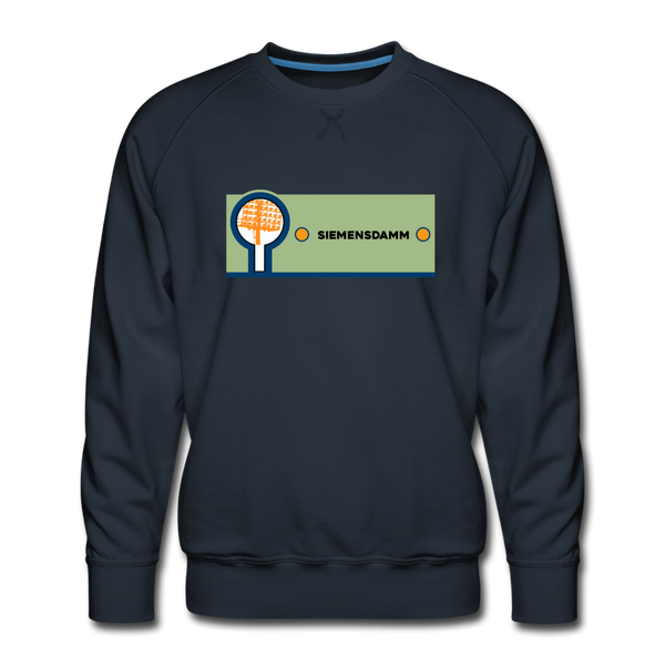 Siemensdamm - Männer Premium Sweatshirt - navy