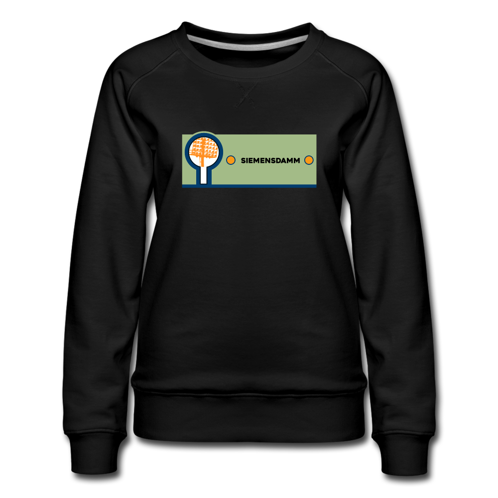 Siemensdamm - Frauen Premium Sweatshirt - black