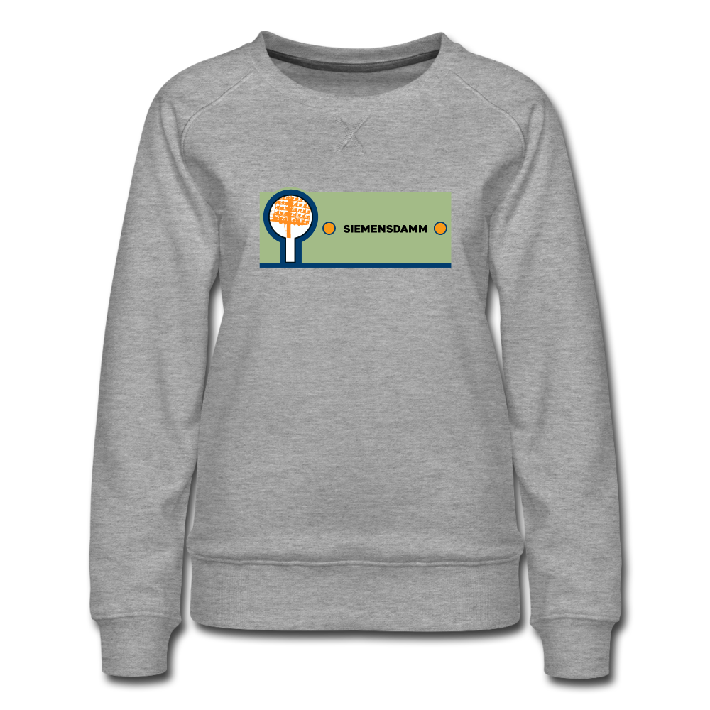 Siemensdamm - Frauen Premium Sweatshirt - heather grey