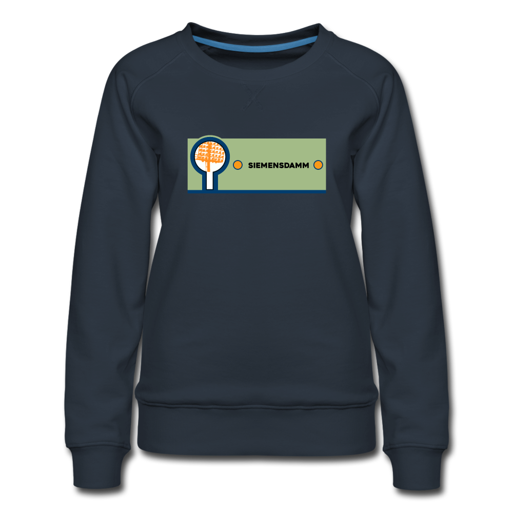 Siemensdamm - Frauen Premium Sweatshirt - navy