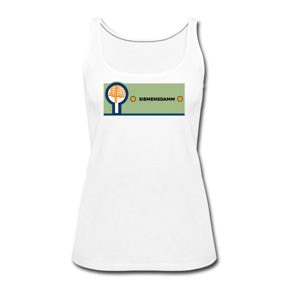 Siemensdamm - Frauen Premium Tank Top - white