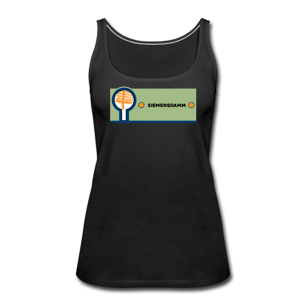 Siemensdamm - Frauen Premium Tank Top - black