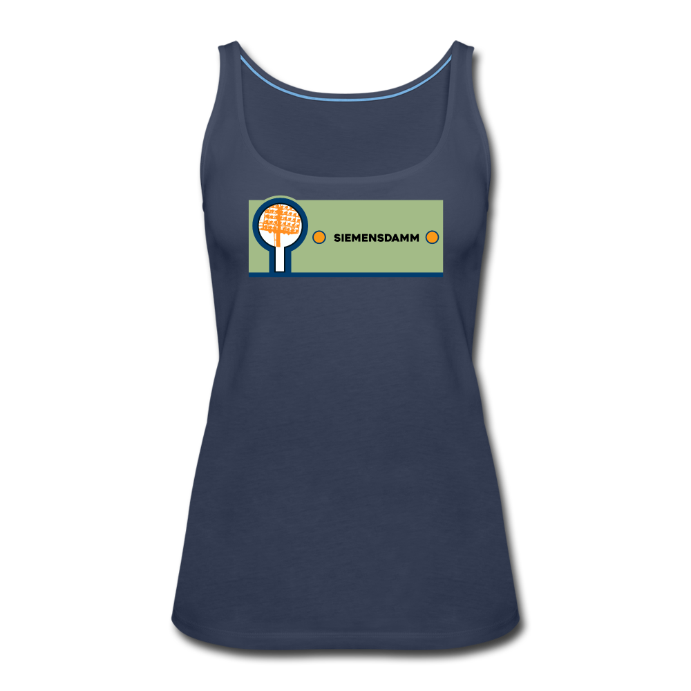 Siemensdamm - Frauen Premium Tank Top - navy