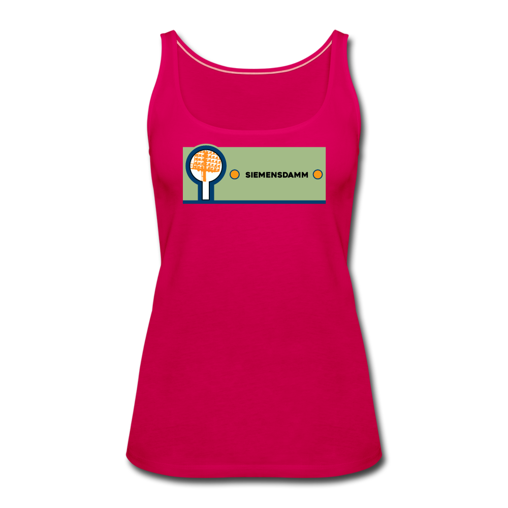 Siemensdamm - Frauen Premium Tank Top - dark pink