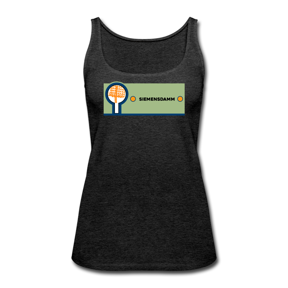Siemensdamm - Frauen Premium Tank Top - charcoal grey