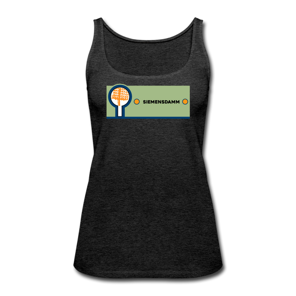 Siemensdamm - Frauen Premium Tank Top - charcoal grey