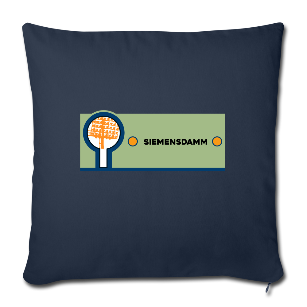 Siemensdamm - Sofakissen mit Füllung (45 x 45 cm) - navy