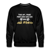 Janz Jefährlich - Männer Premium Sweatshirt - black