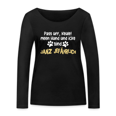 Janz Jefährlich - Frauen Bio Langarmshirt