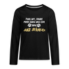 Janz Jefährlich - Teenager Langarmshirt - black