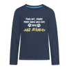 Janz Jefährlich - Teenager Langarmshirt - navy