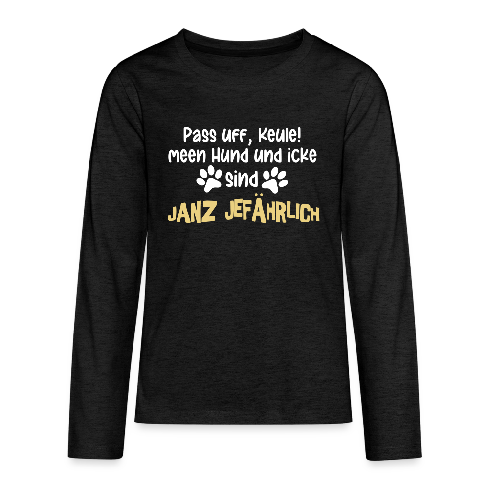 Janz Jefährlich - Teenager Langarmshirt - charcoal grey
