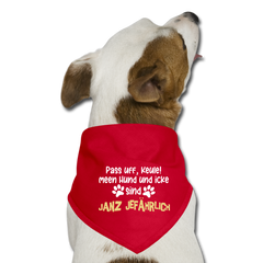Janz Jefährlich - Hunde-Bandana