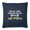 Janz Jefährlich - Sofakissen mit Füllung (45 x 45 cm) - navy