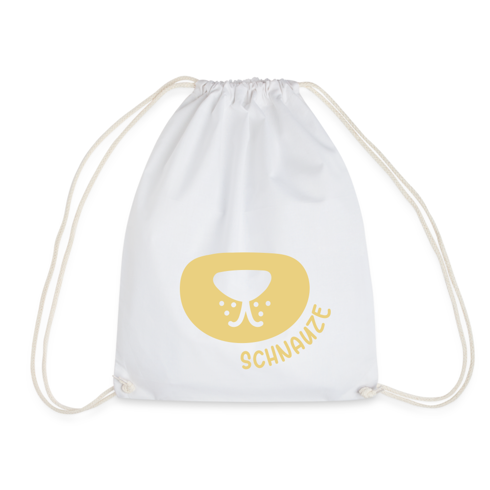 Schnauze - Turnbeutel - white