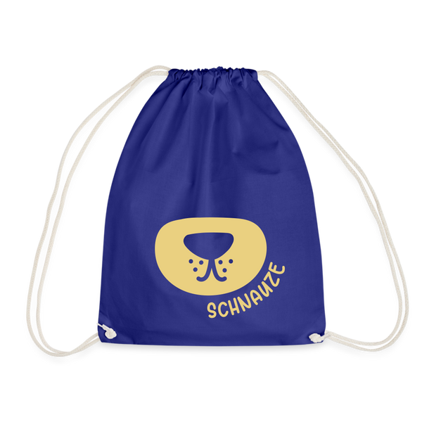 Schnauze - Turnbeutel - royal blue