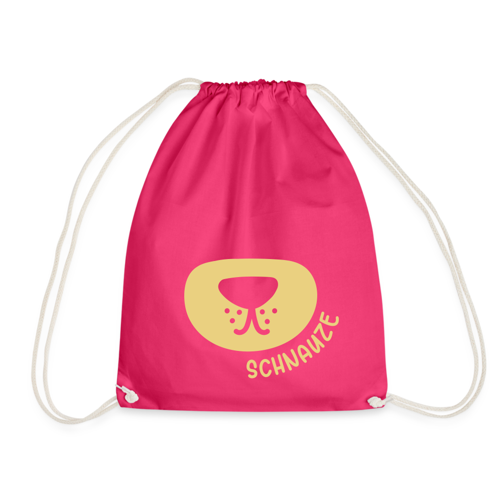 Schnauze - Turnbeutel - fuchsia