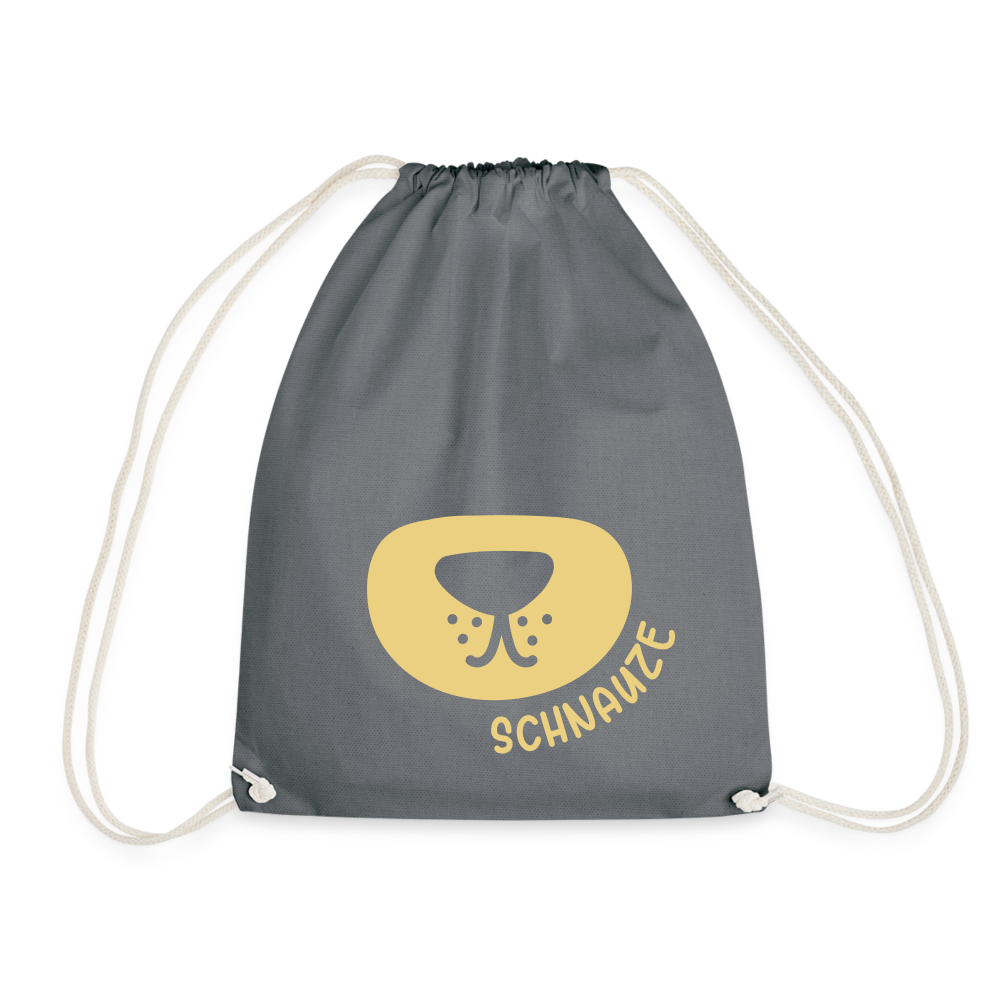 Schnauze - Turnbeutel - grey