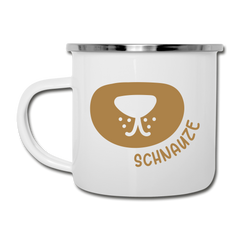 Schnauze - Emaille Tasse