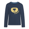 Schnauze - Teenager Langarmshirt - navy