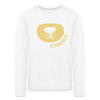 Schnauze - Kinder Langarmshirt - white