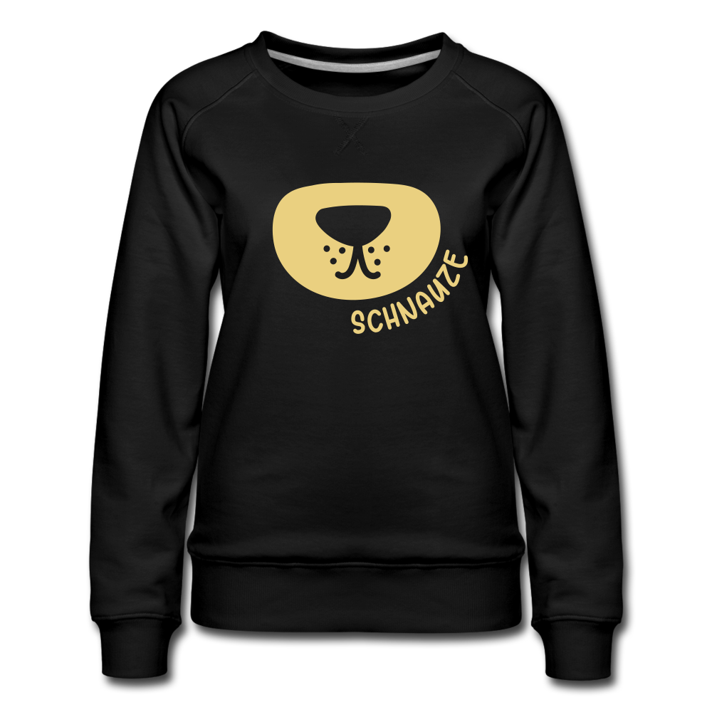 Schnauze - Frauen Premium Sweatshirt - black