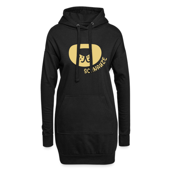 Schnauze - Hoodie-Kleid - black