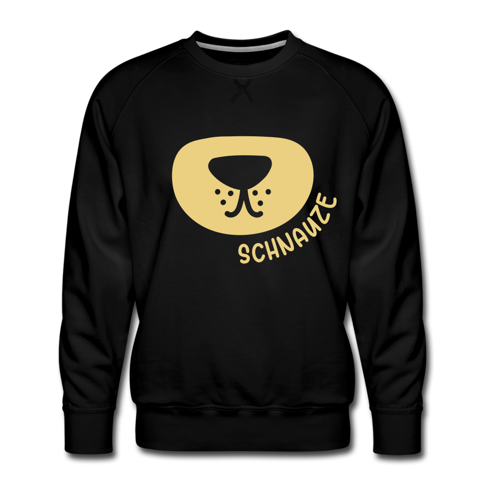 Schnauze - Männer Premium Sweatshirt - black