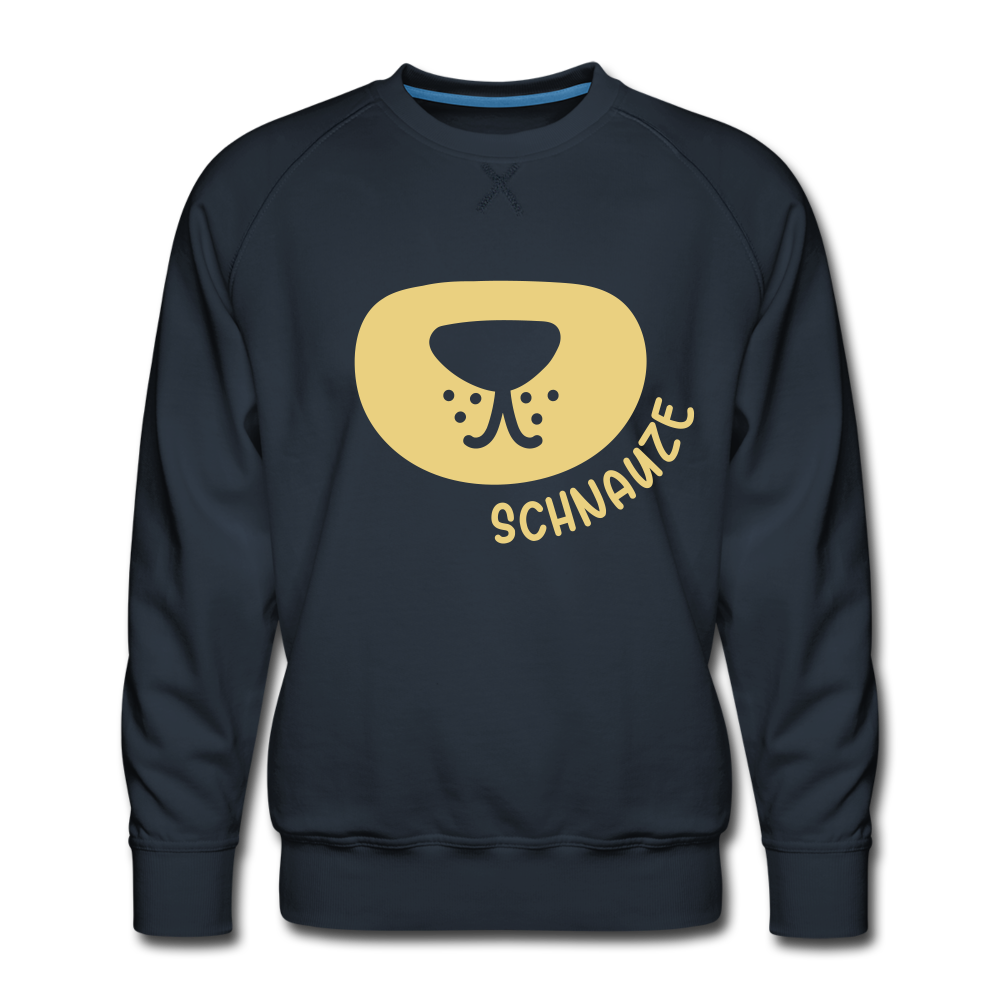 Schnauze - Männer Premium Sweatshirt - navy