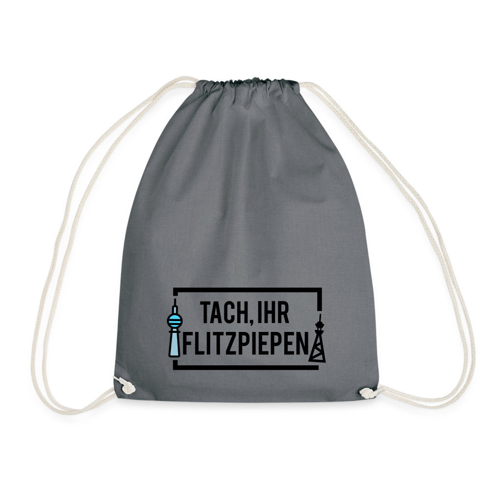 Tach ihr Flitzpiepen - Turnbeutel - grey