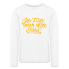 Jeh mah nich uffn Keks gelb - Kinder Langarmshirt - white
