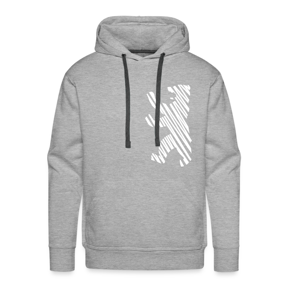 Berliner Bär Im Netz Weiß Männer Premium Hoodie Schnauze Designs Berlin 