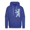 Berliner Bär im Netz - weiß - Männer Premium Hoodie - royal blue