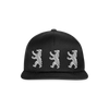 Bär im Netz - Snapback Cap - black/black