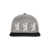 Bär im Netz - Snapback Cap - graphite/black