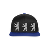 Bär im Netz - Snapback Cap - black/bright royal