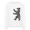 Berliner Bär im Netz - schwarz - Kinder Langarmshirt - white