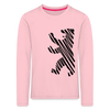 Berliner Bär im Netz - schwarz - Kinder Langarmshirt - rose shadow
