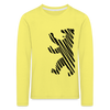 Berliner Bär im Netz - schwarz - Kinder Langarmshirt - yellow