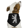 Berliner Bär im Netz - weiß - Hunde-Bandana - black