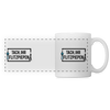 Tach ihr Flitzpiepen - Tasse zweifarbig - white