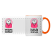 Chefin - Tasse zweifarbig - white/orange