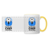 Chef - Tasse zweifarbig - white/yellow