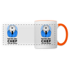 Chef - Tasse zweifarbig - white/orange