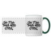 Jeh mah nich uffn Keks  - Tasse zweifarbigg - white/dark green