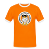 Wesdewat? - Männer Ringer T-Shirt - orange/white