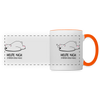 Heute nich! - Tasse zweifarbig - white/orange