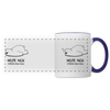 Heute nich! - Tasse zweifarbig - white/cobalt blue